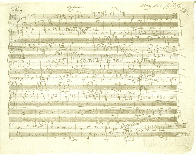 Schubert, Drei Symphonie-Fragmente