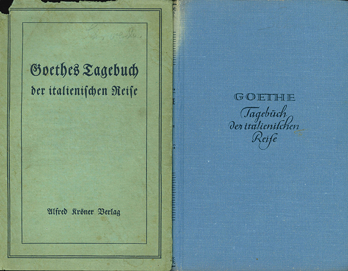 Goethe, Tagebuch 1938 (Kröner)