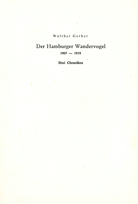 Gerber, Der Hamburger Wandervogel