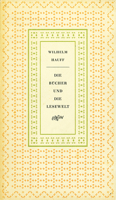 Hauff, Die Bücher 1959