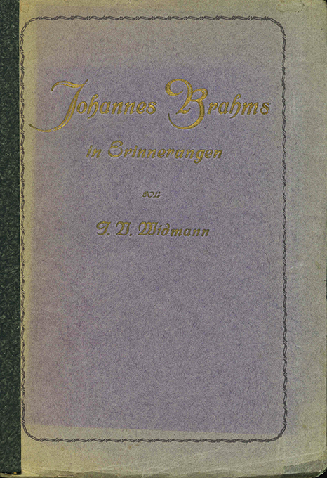 Widmann, Johannes Brahms