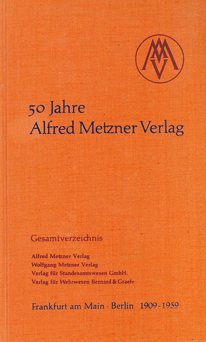 Alfred Metzner Verlag