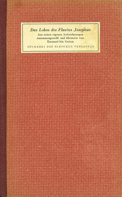 Leben des Flavius Josephus, Das