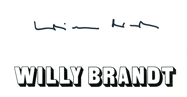 Schreiber, Willy Brandt