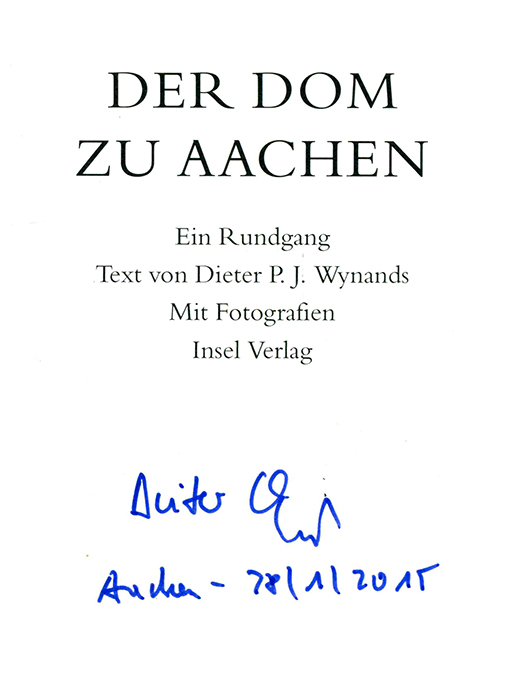 Wynands, Der Dom zu Aachen