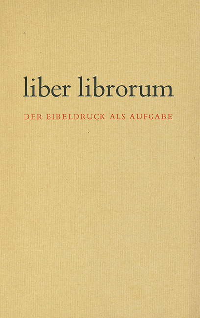 Hildmann, Der Bibeldruck