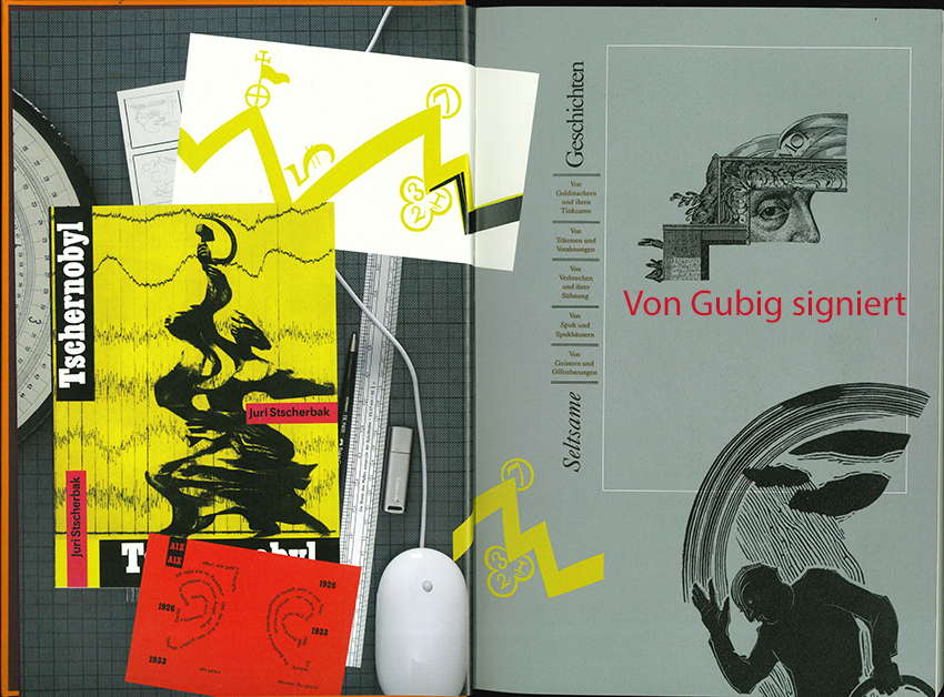 Matthias Gubig. Typograf & Grafotyp NA (signiert)