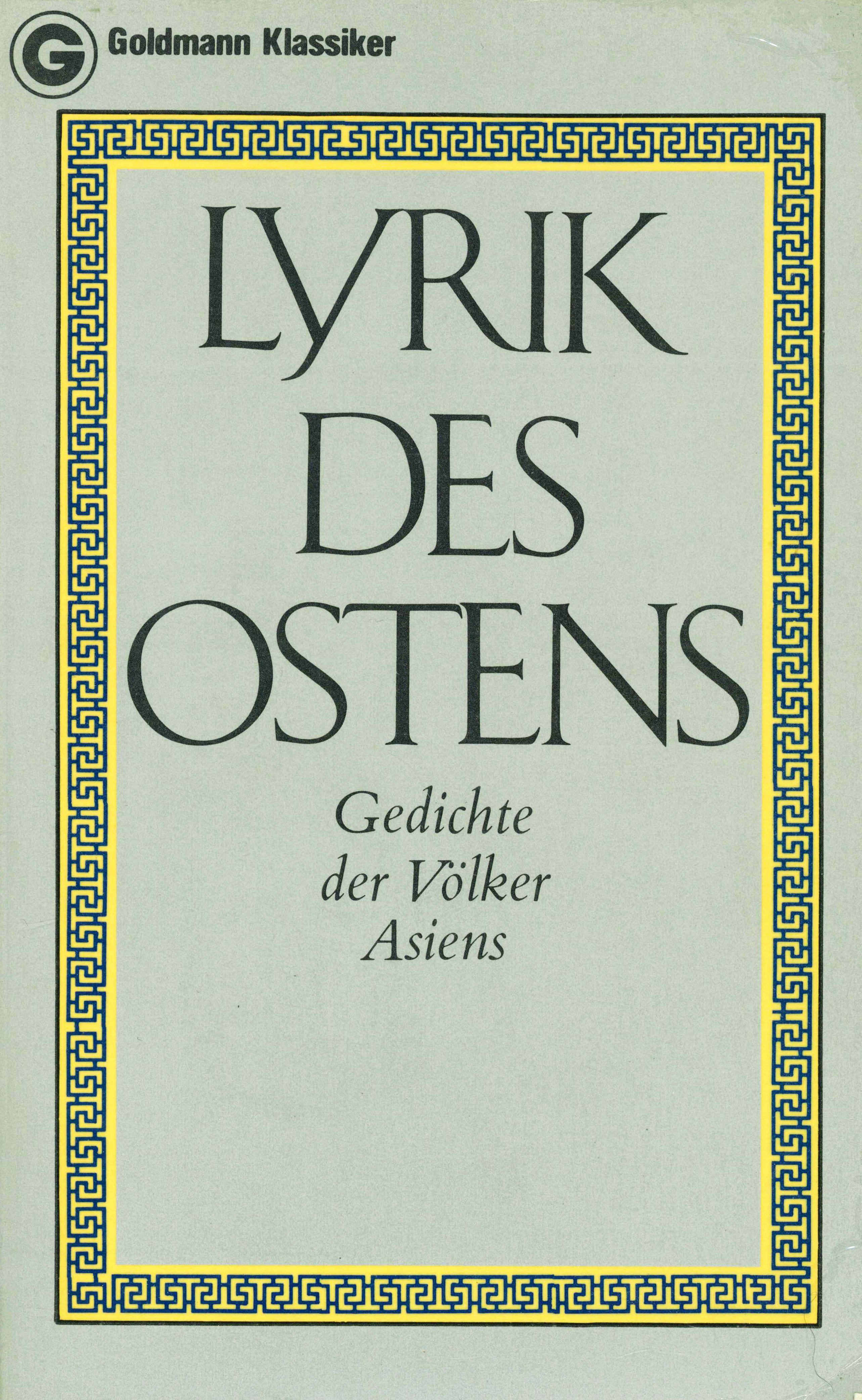 Lyrik des Ostens