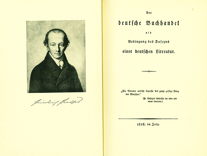 Perthes, Der deutsche Buchhandel