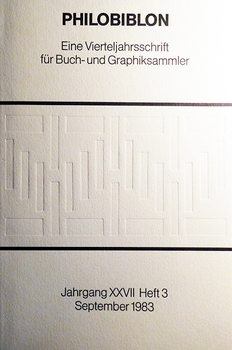 Londenberg, Briefe an einen Freund