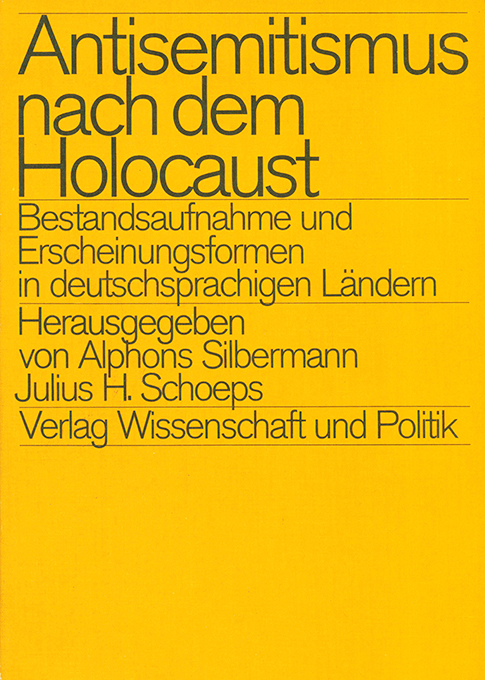 Silbermann, Schoeps, Antisemitismus