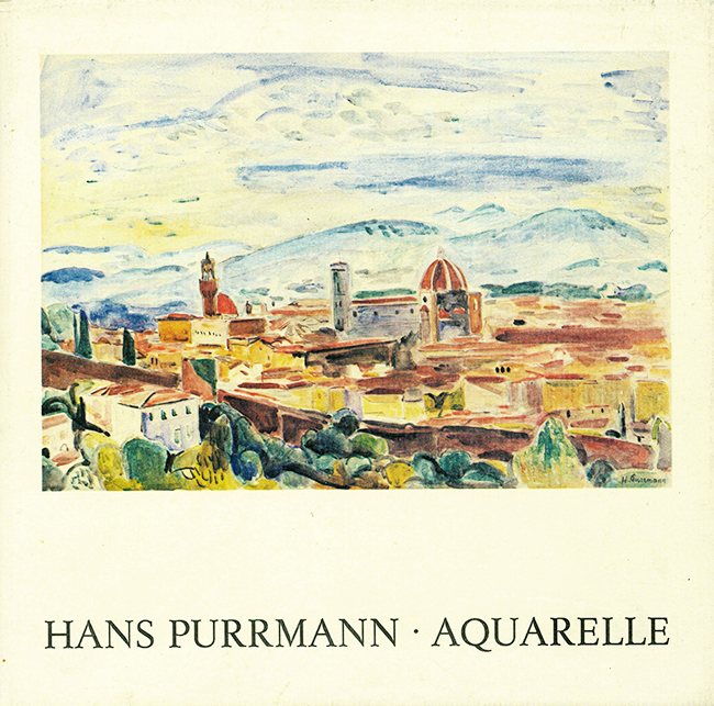 Hans Purrmann. Aquarelle