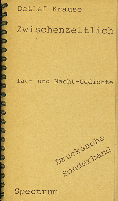 Krause, D., Zwischenzeitlich