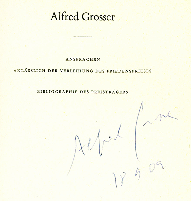 Friedenspreis... Teddy Kollek