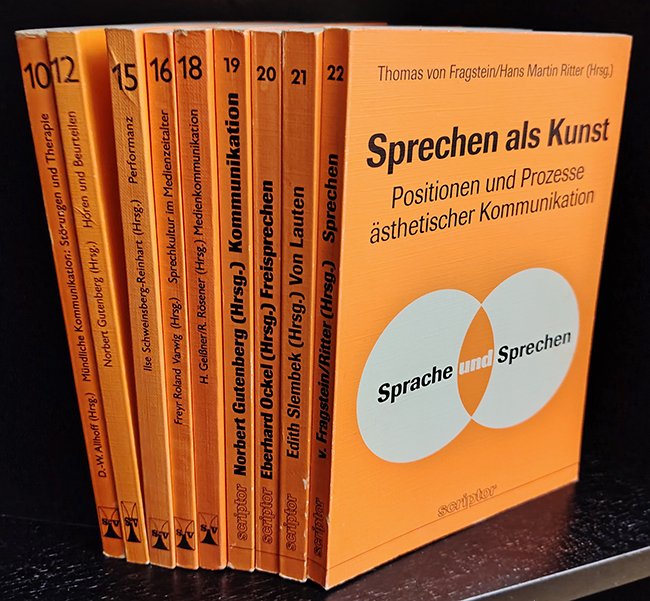 Sprache und Sprechen. 9 Bände