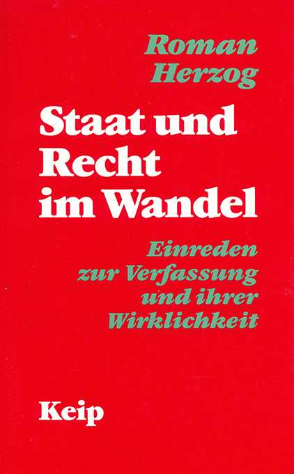 Herzog, Staat und Recht im Wandel