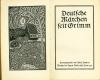 Deutsche Märchen seit Grimm (Diederichs 1922)