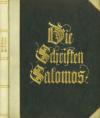 Die Schriften Salomos (Schröder 1925)