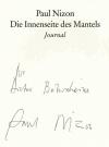 Nizon, Die Innenseite des Mantels (Widmung)