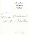 Müller, Her., Der König verneigt sich