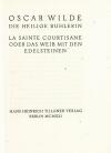 Wilde, Die heilige Buhlerin VA Pappe