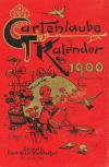 Tischler, Gartenlaube Kalender 1900