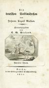 Musäus, Die deutschen Volksmährchen (1804-1805)