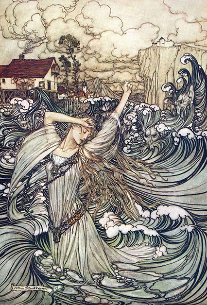Fouqué, Fr., Undine (Rackham 1909)