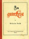 Busch, W., Zu guter Letzt 1924