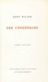 Hiller, Der Unnennbare